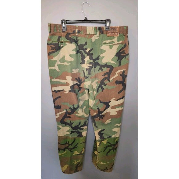 Vintage Cabela's Brush Pants Men's 40x30 Camo Relaxed Hunting Military Outdoors - Picture 2 of 5